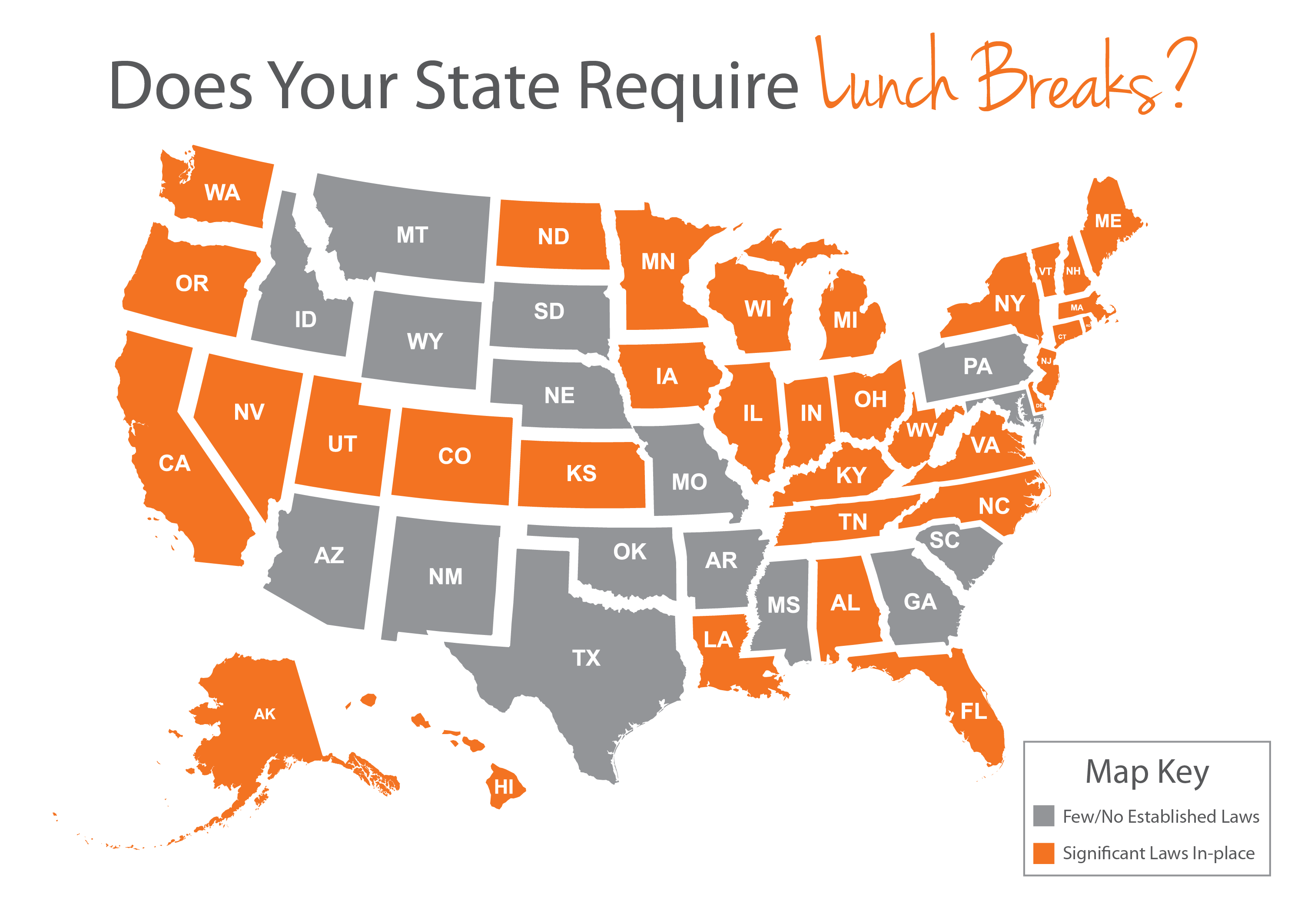 Lunch Break Laws By State