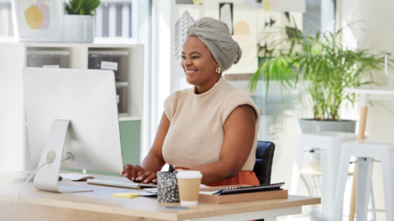 woman-in-headwrap-working