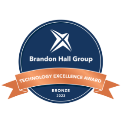 brandon hall group 2023 bronce technology excellence award