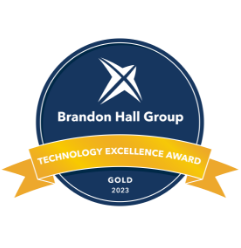 brandon hall group 2023 gold technology excellence award